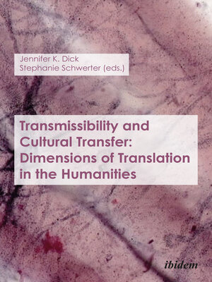 cover image of Transmissibility and Cultural Transfer